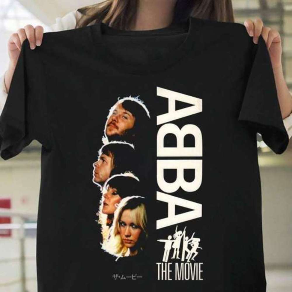 Abba Members Band Signatures T Shirt Merch